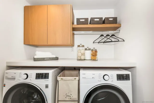 a view of swimming pool with seating space