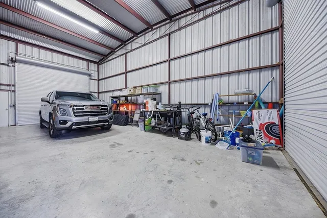 a view of car garage