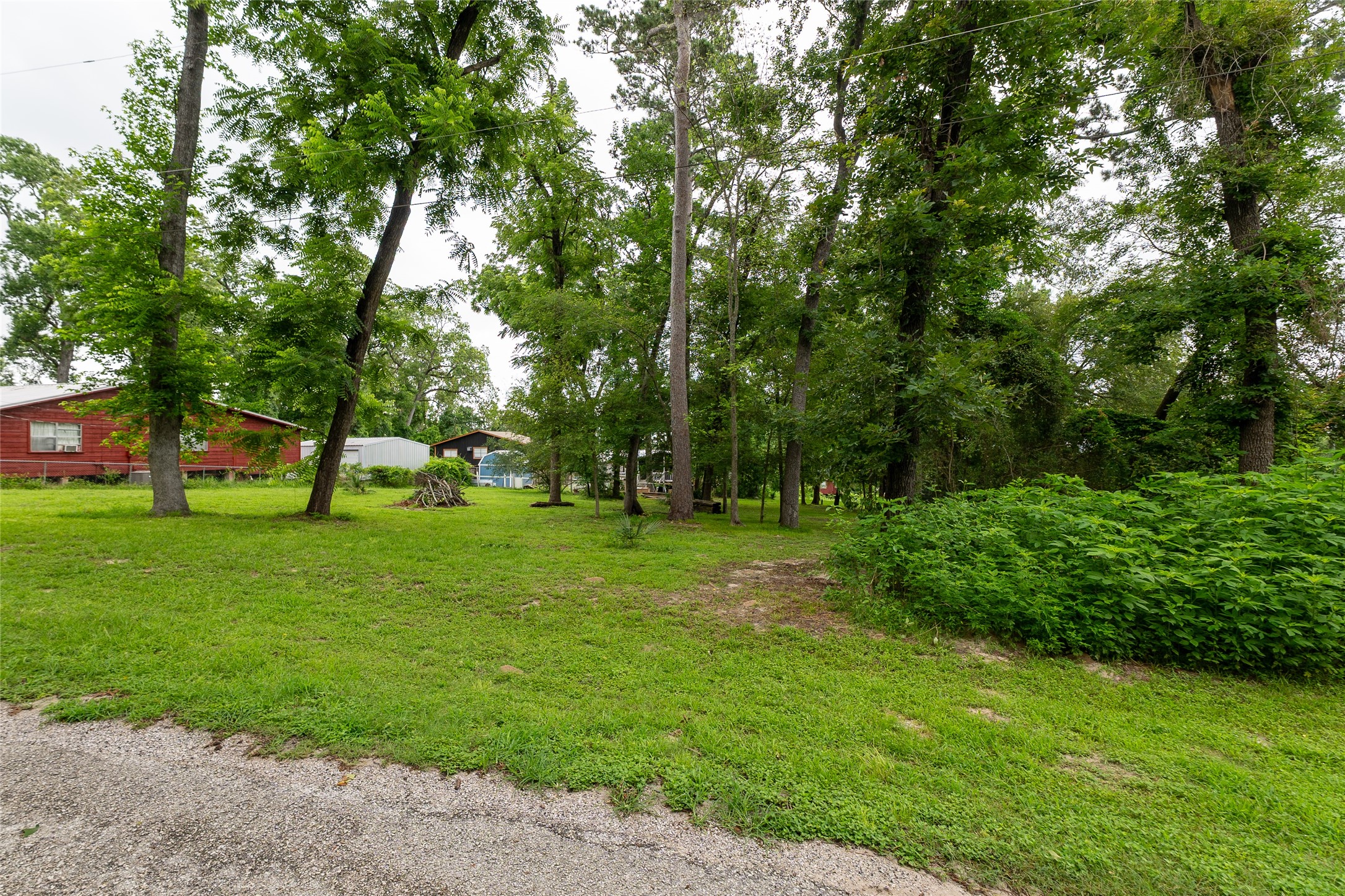 0 Walnut Lane Point Blank, TX 77364 - Photo 5 of 11 Street view of your lots. Plenty of mature trees to enjoy and easy access to the lake.