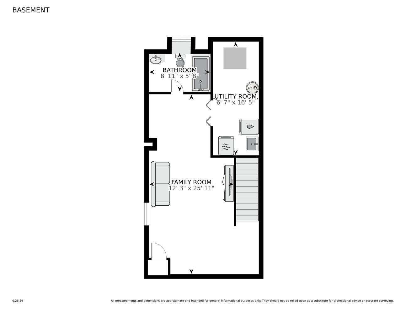 3433 25th Street Southeast Washington, DC 20020 - Photo 24 of 26 a picture of a floor plan