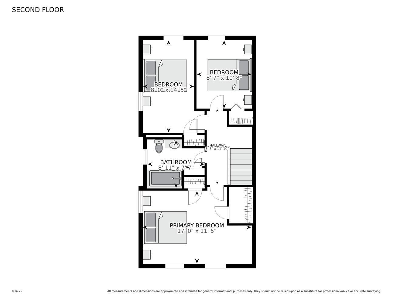 3433 25th Street Southeast Washington, DC 20020 - Photo 25 of 26 a picture of a floor plan