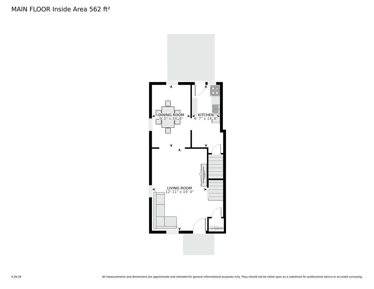 3433 25th Street Southeast Washington, DC 20020 - Photo 26 of 26 a picture of floor plan