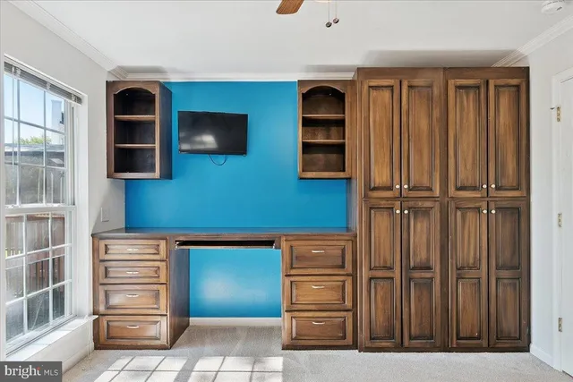 a view of backyard with green space