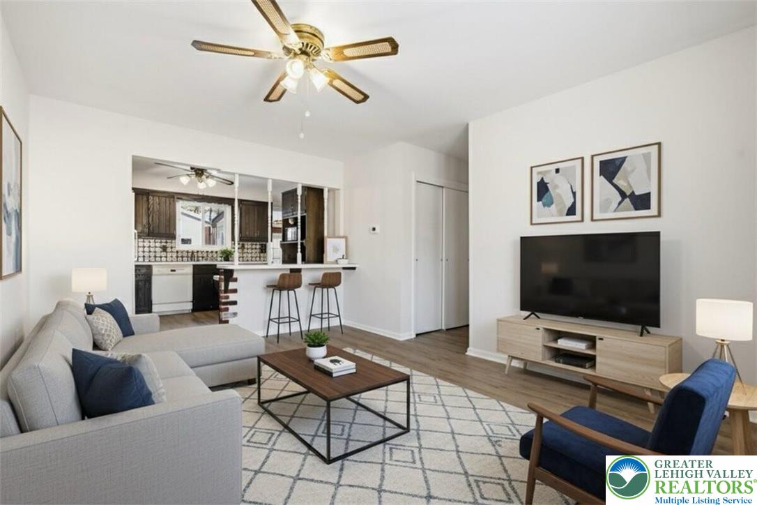 1333 Ridge Trail Easton, PA 18040 - Photo 3 of 34 a living room with furniture and a flat screen tv
