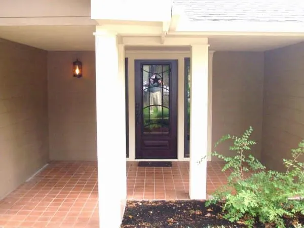 a view of an entryway