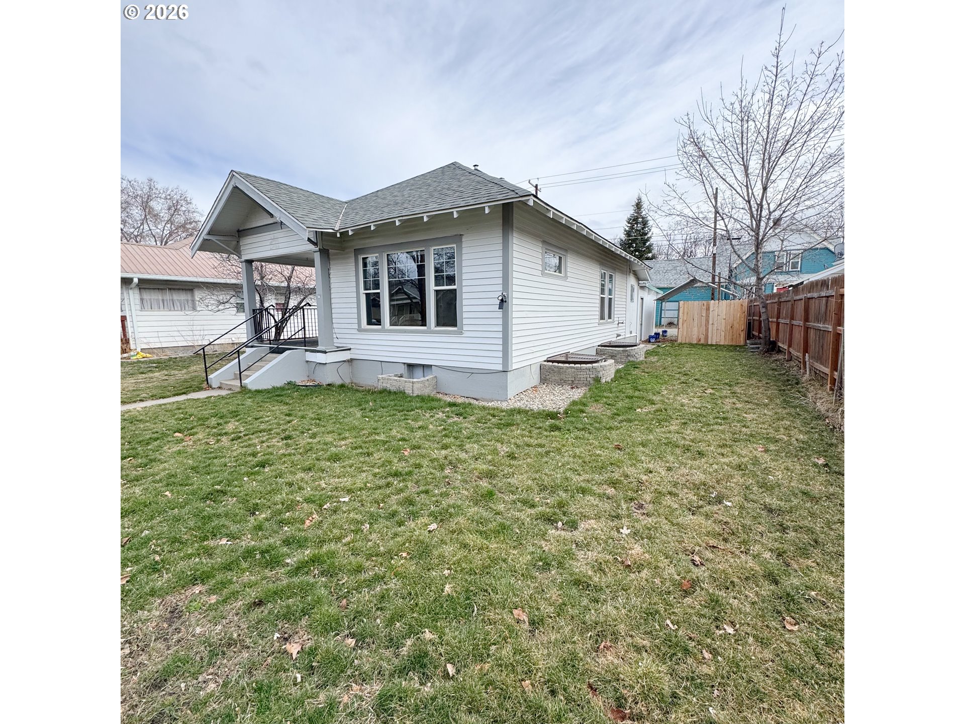 2414 3rd Street Baker City, OR 97814 - Photo 19 of 23 a house view with a garden space