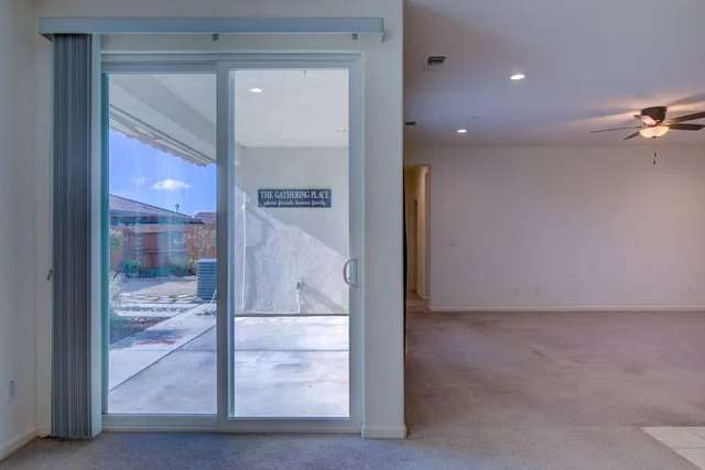 a view of empty room