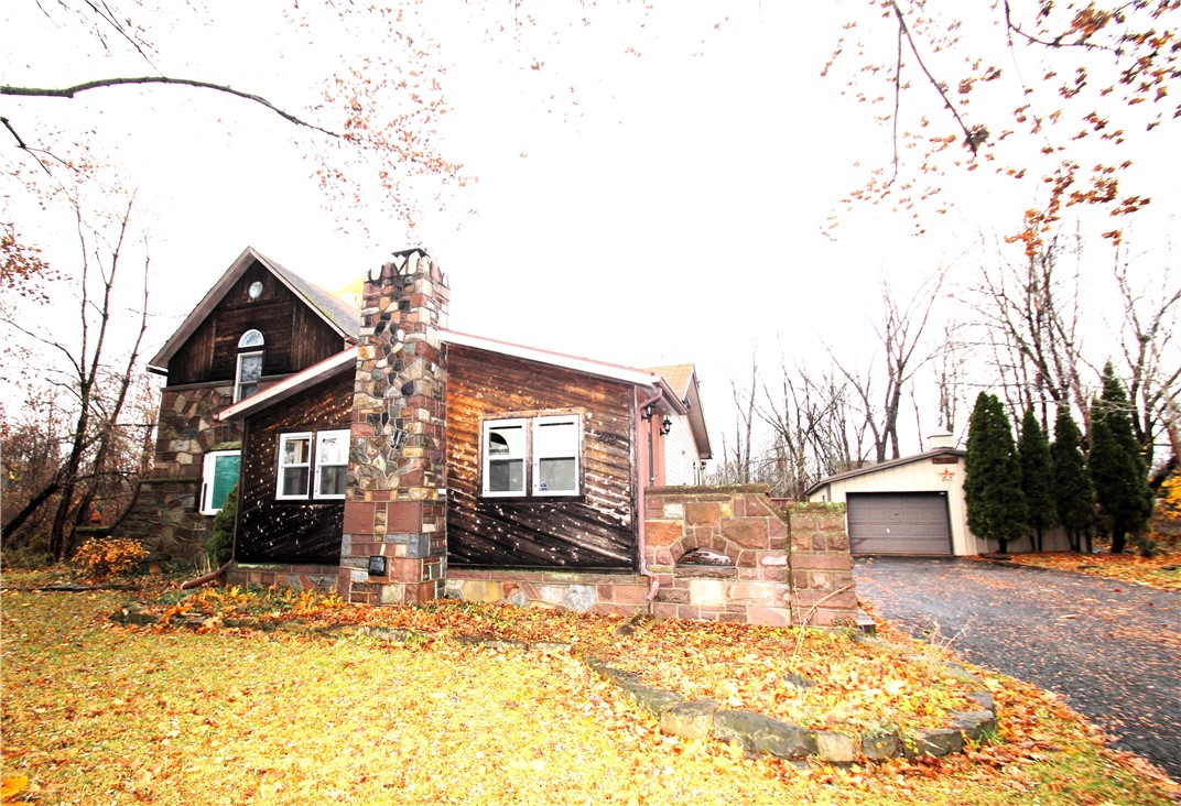202 Huffer Road Parma, NY 14468 - Photo 1 of 1 Front Profile with Barn