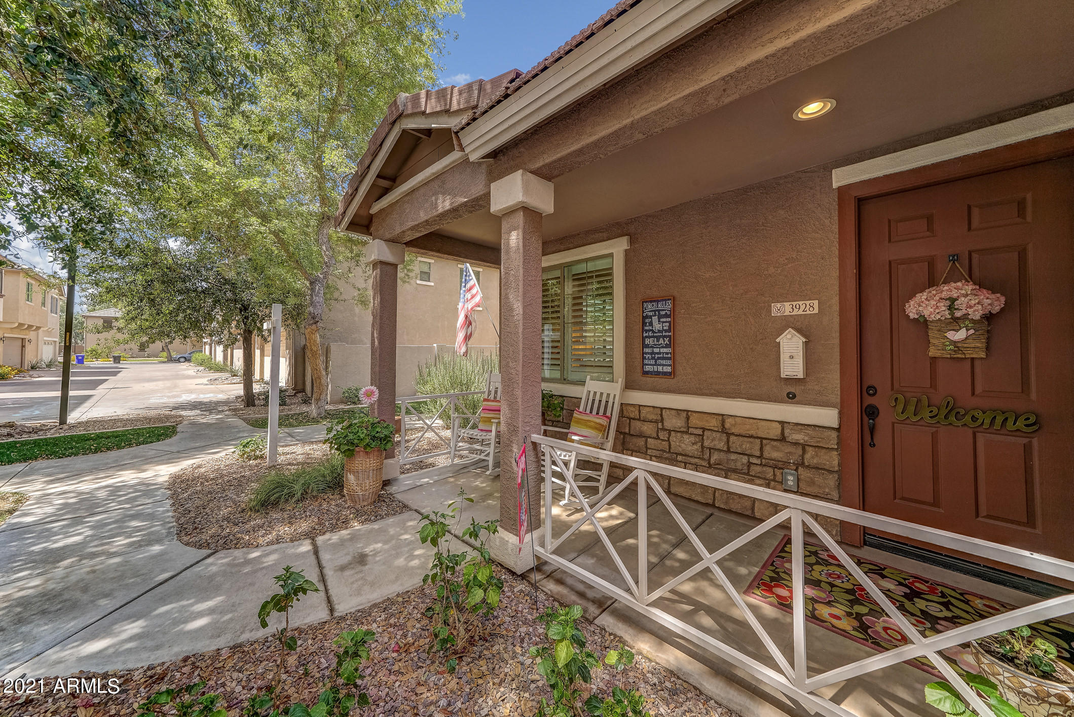 3928 South Rim Road Gilbert, AZ 85297 - Photo 3 of 54 102-Front_Porch_2