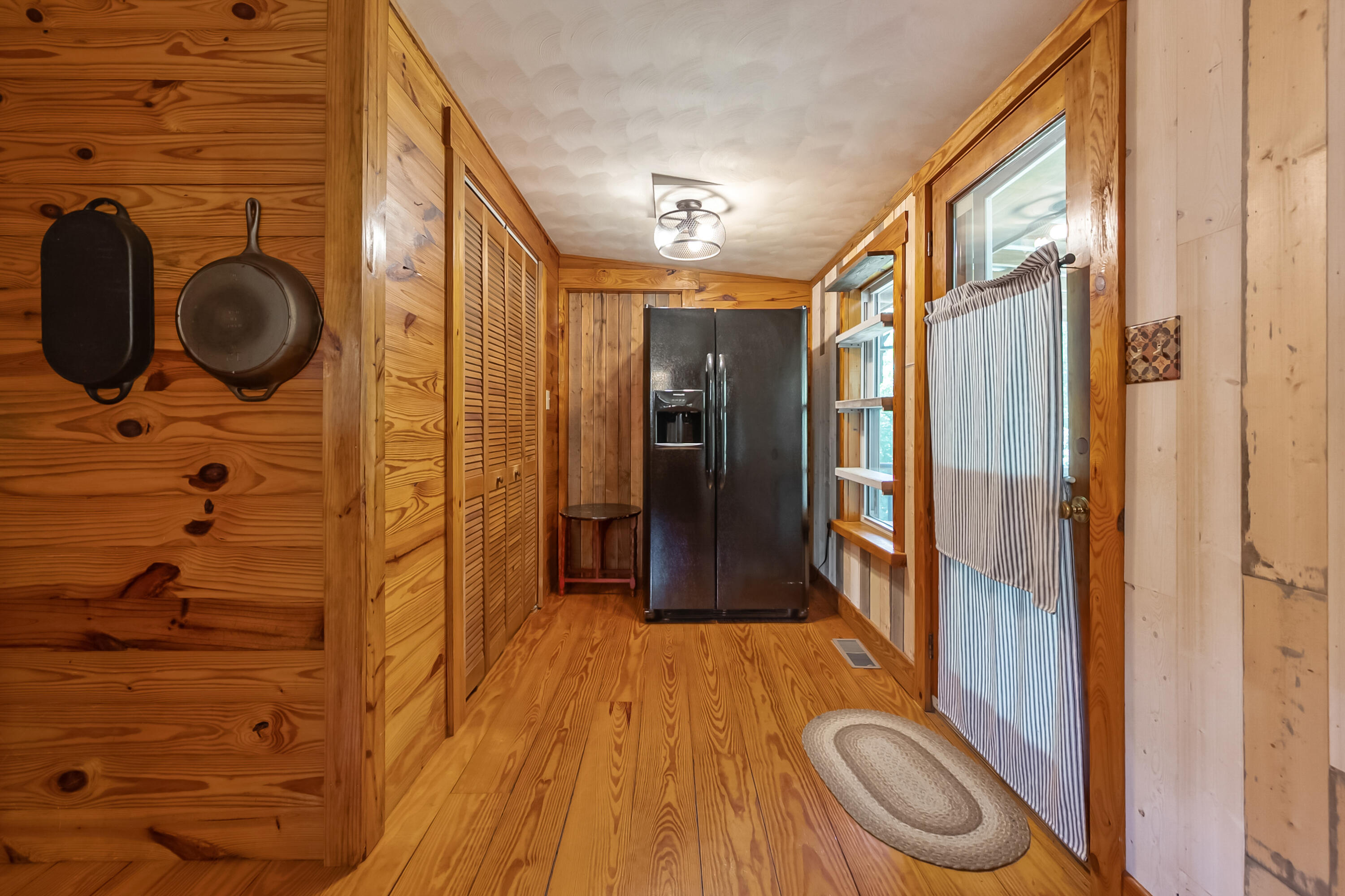 2389 Reesedale Road Elliston, VA 24087 - Photo 24 of 62 a bathroom with a sink a mirror and shower