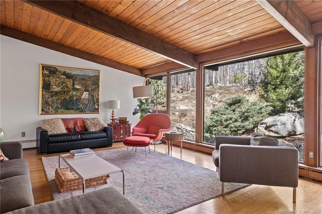 47 Florida Hill Road Ridgefield, CT 06877 - Photo 2 of 29 a living room with furniture and a large window
