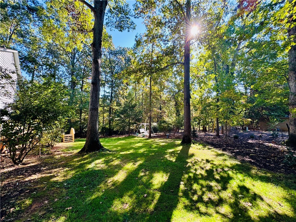 222 Terrace Drive Anderson, SC 29621 - Photo 7 of 44 Back Lawn with Lower Patio