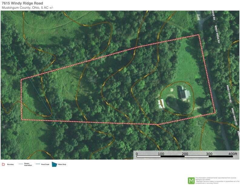 7615 Windy Ridge Road New Concord, OH 43762 - Photo 17 of 17 7615 Windy Ridge Road Aerial Map
