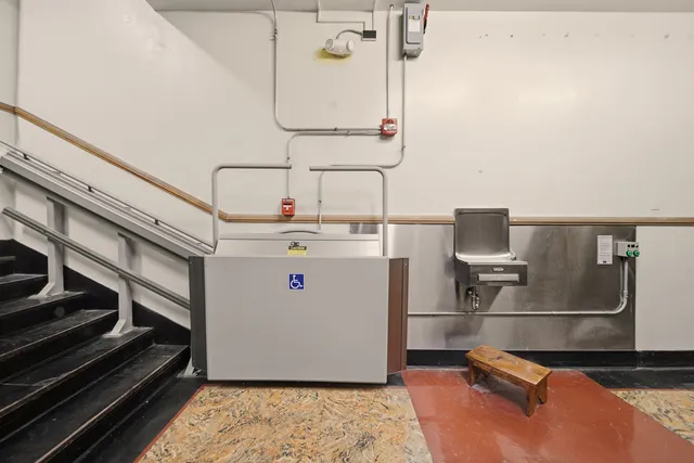 a utility room with washer and dryer