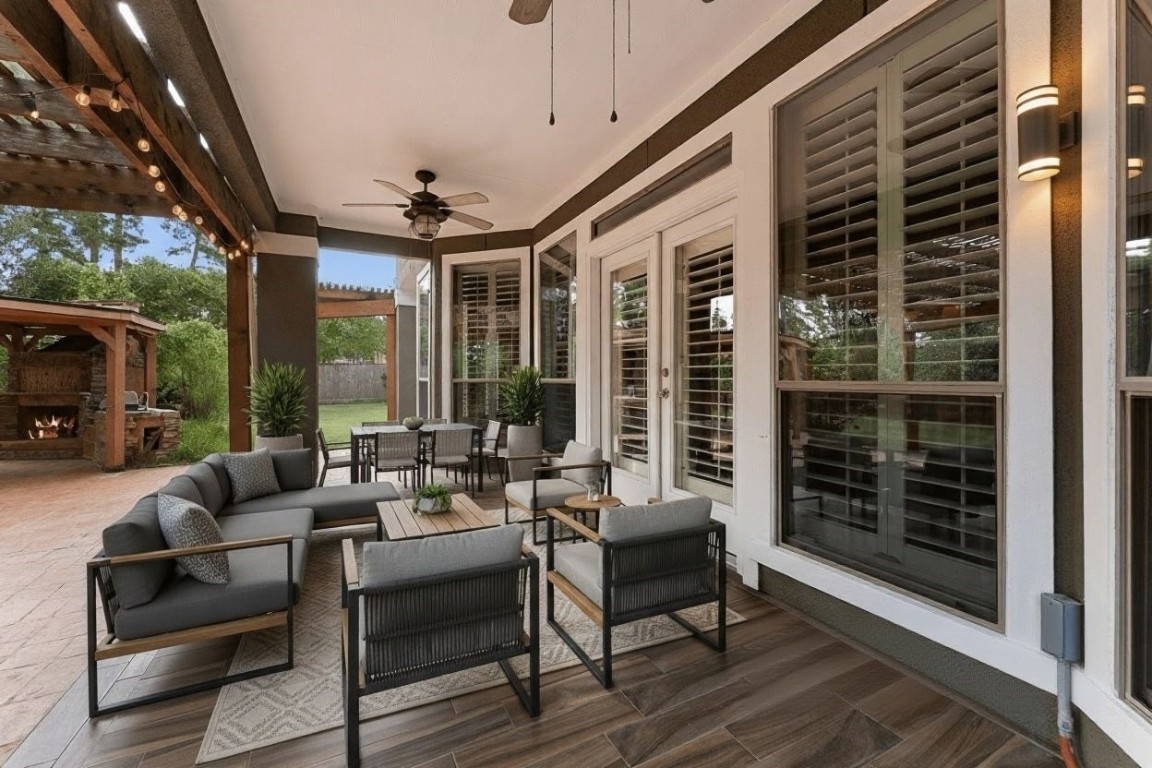 7938 Wooded Way Drive Spring, TX 77389 - Photo 31 of 47 Virtual Stage Patio