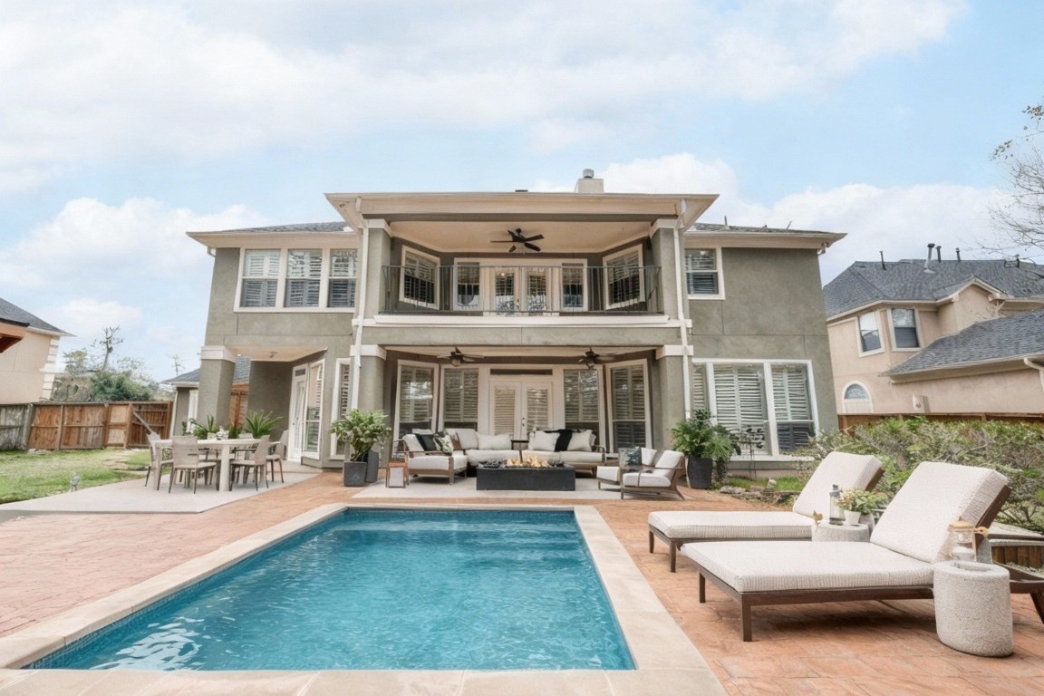 7938 Wooded Way Drive Spring, TX 77389 - Photo 34 of 47 Back Yard Rendering