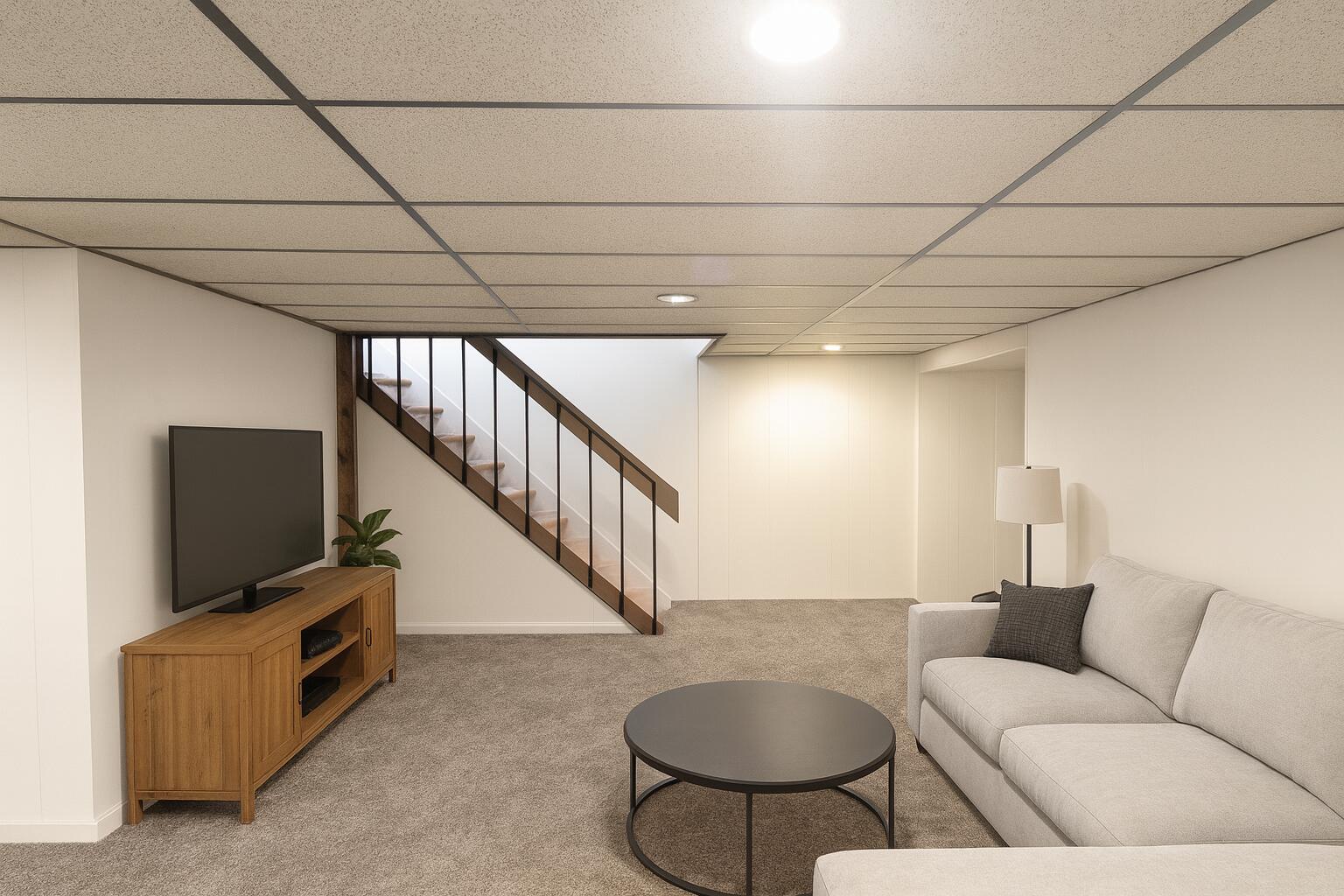 9034 North 70th Street, Unit 2 Milwaukee, WI 53223 - Photo 19 of 20 Virtually Staged Basement