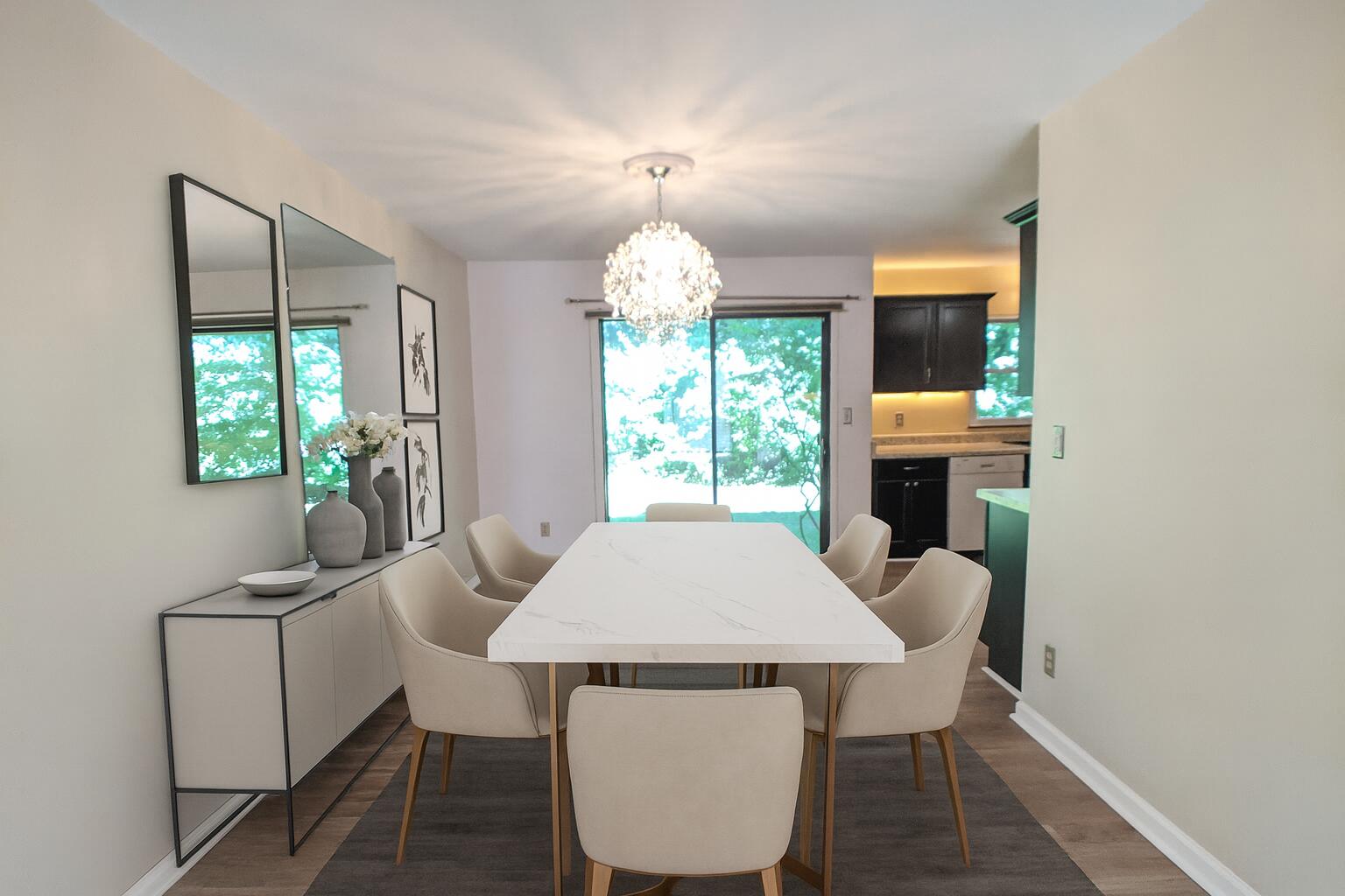 9034 North 70th Street, Unit 2 Milwaukee, WI 53223 - Photo 7 of 20 Virtually Staged Dining Room