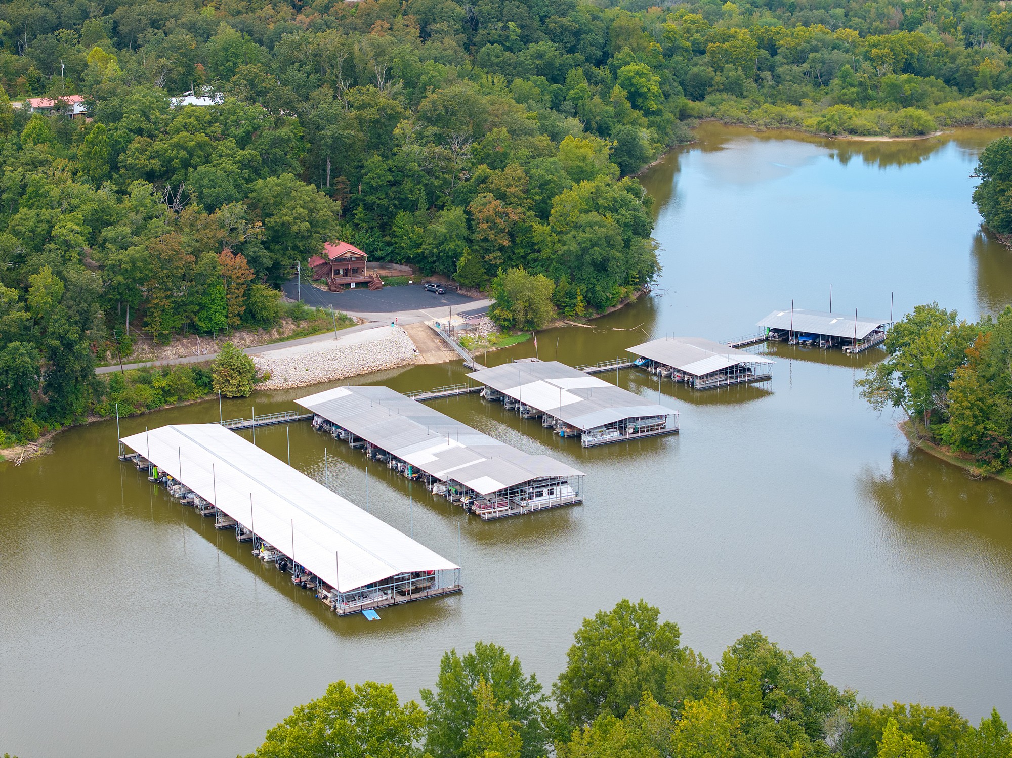 576 Ridgeway Drive Sugar Tree, TN 38380 - Photo 62 of 79 an aerial view of a house with swimming pool and outdoor space