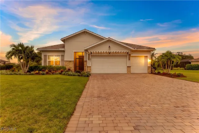 a front view of house with yard