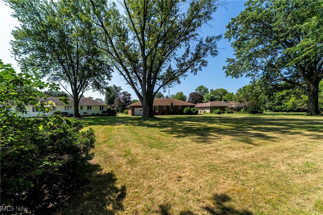 550 Cooper Foster Park Road Lorain, OH 44053 - Photo 46 of 50 View of green lawn with a garage