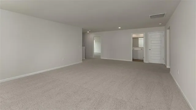 a view of empty room