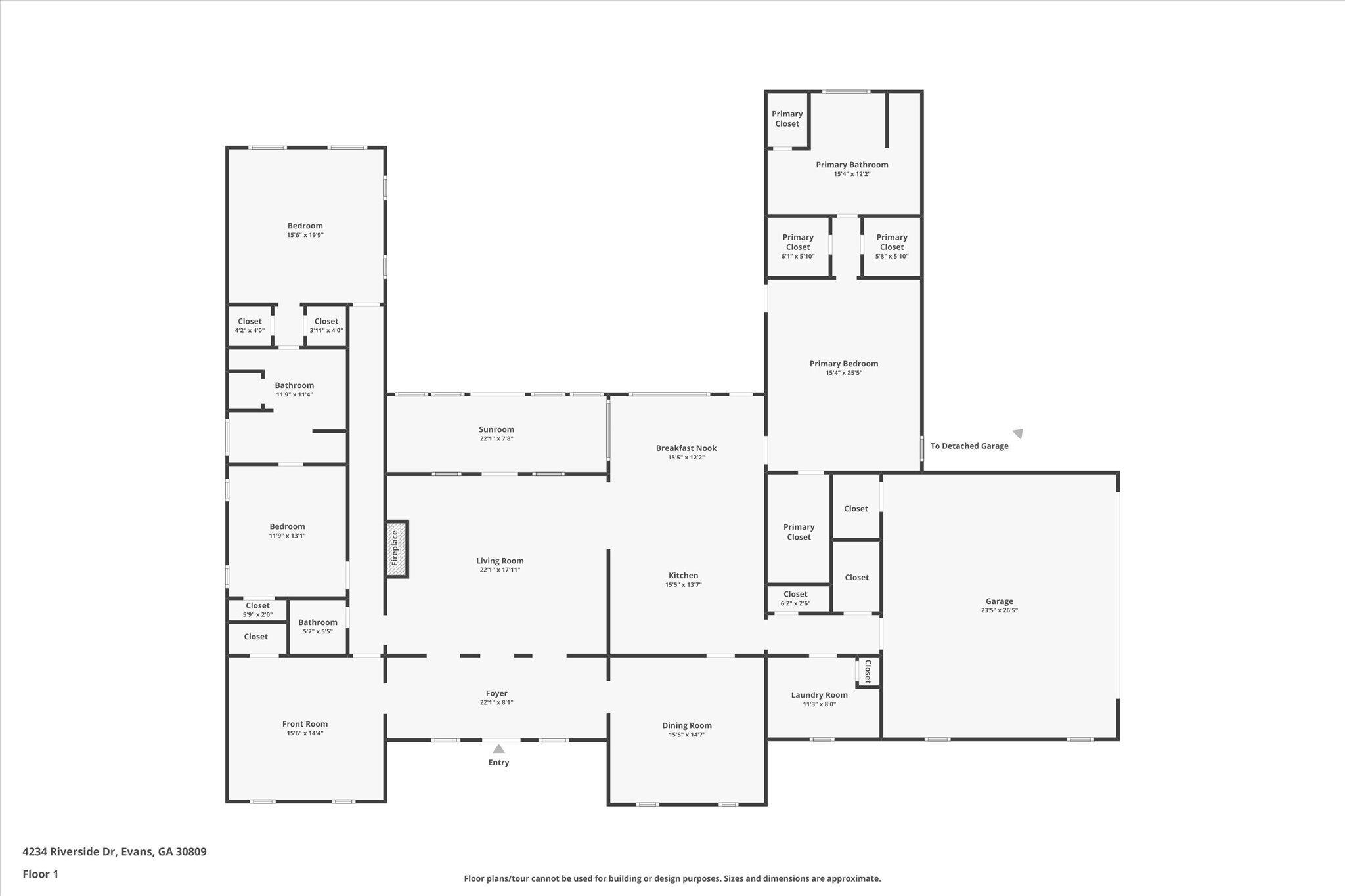 4234 Riverside Drive Evans, GA 30809 - Photo 4 of 39 02-Floor-1