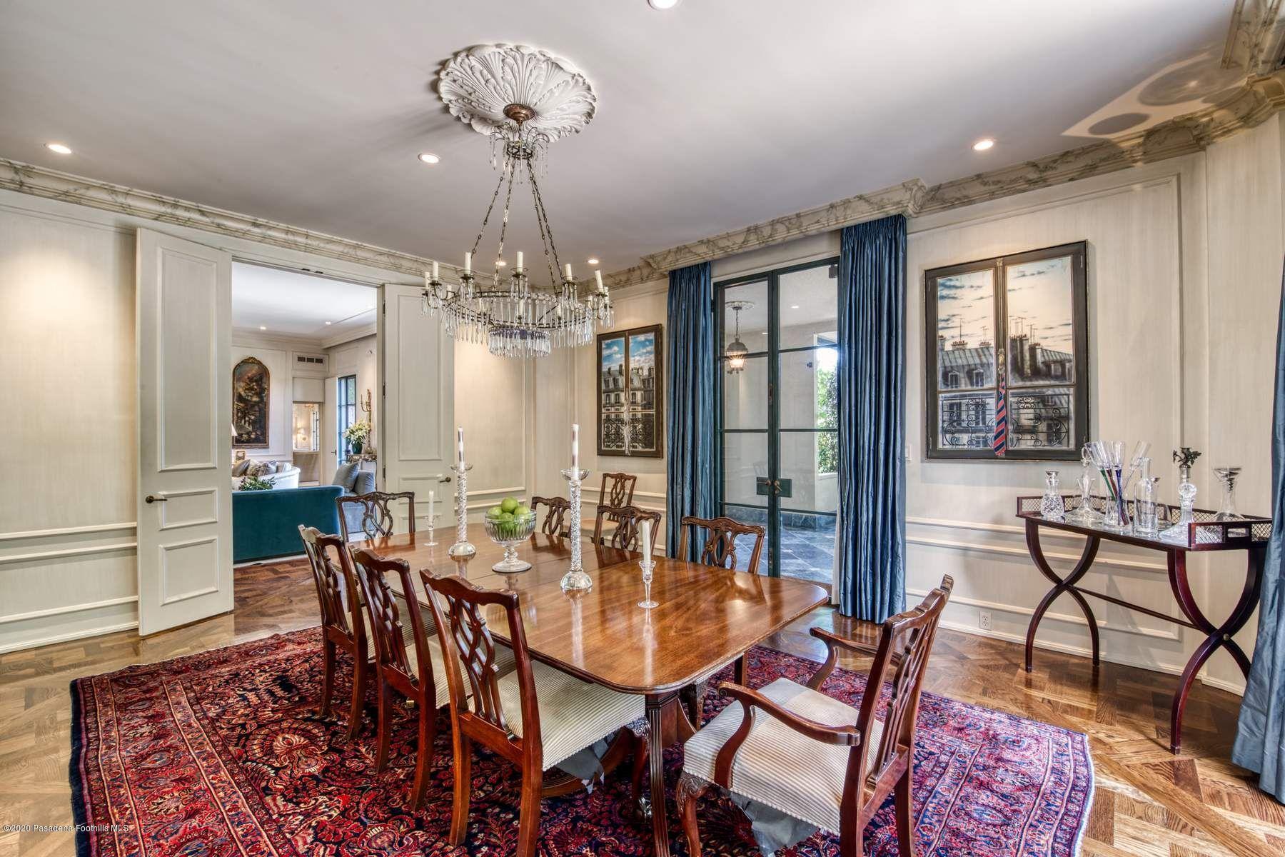400 South San Rafael Avenue Pasadena, CA 91105 - Photo 9 of 49 a view of a dining room with furniture window and outside view