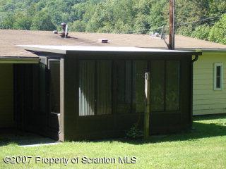 a backyard of a house