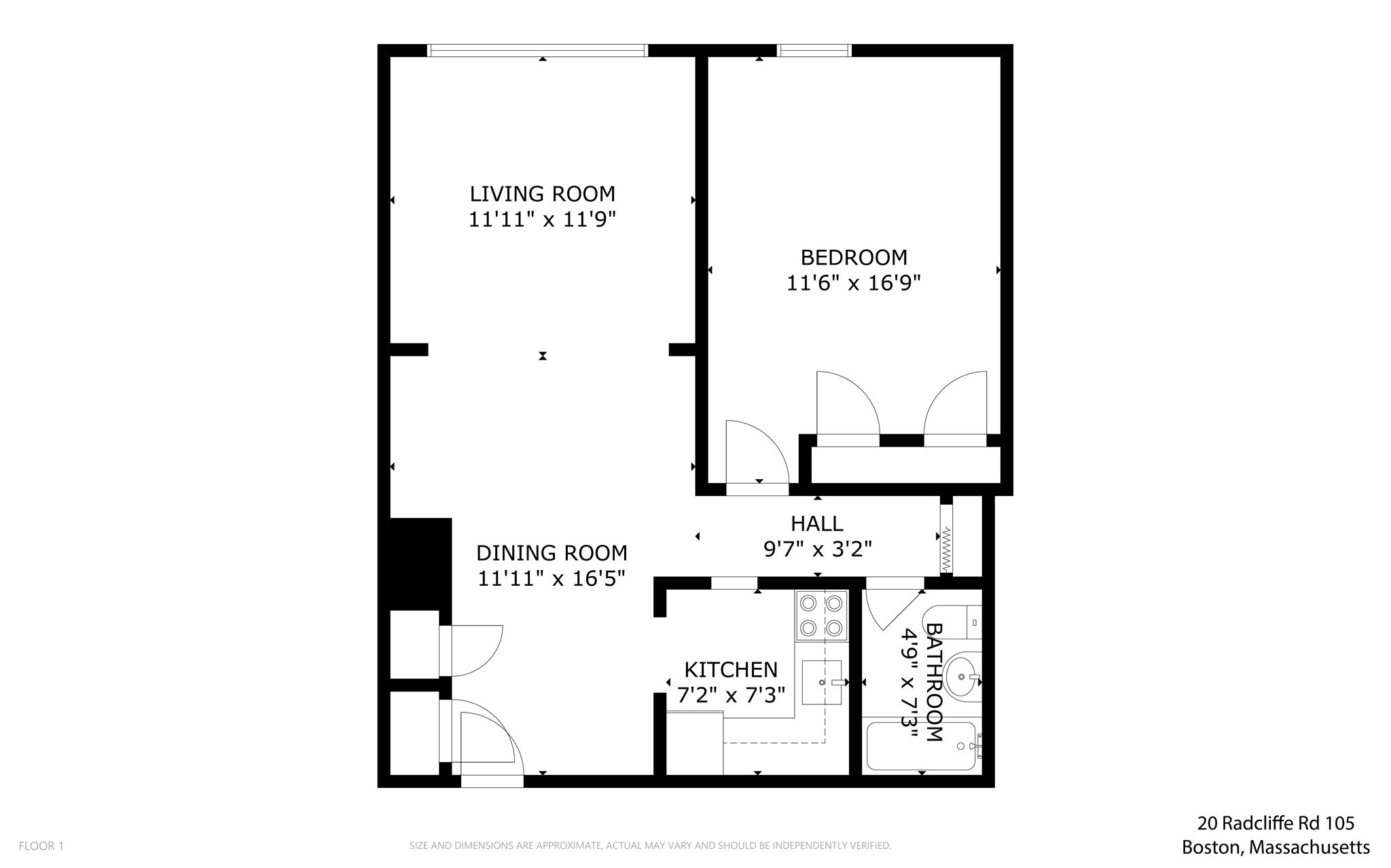 20 Radcliffe Road, Unit 105 Boston, MA 02134 - Photo 25 of 25 Gallery Image 25
