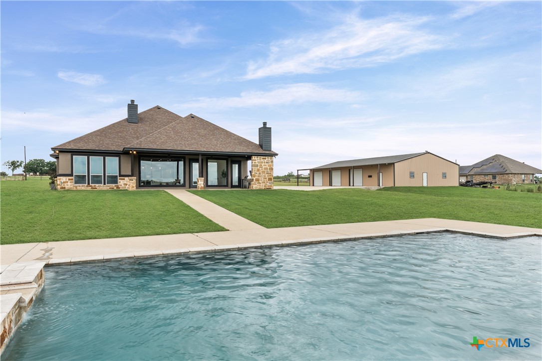 11023 Bigham Road Troy, TX 76579 - Photo 40 of 42 a view of a house with a big yard
