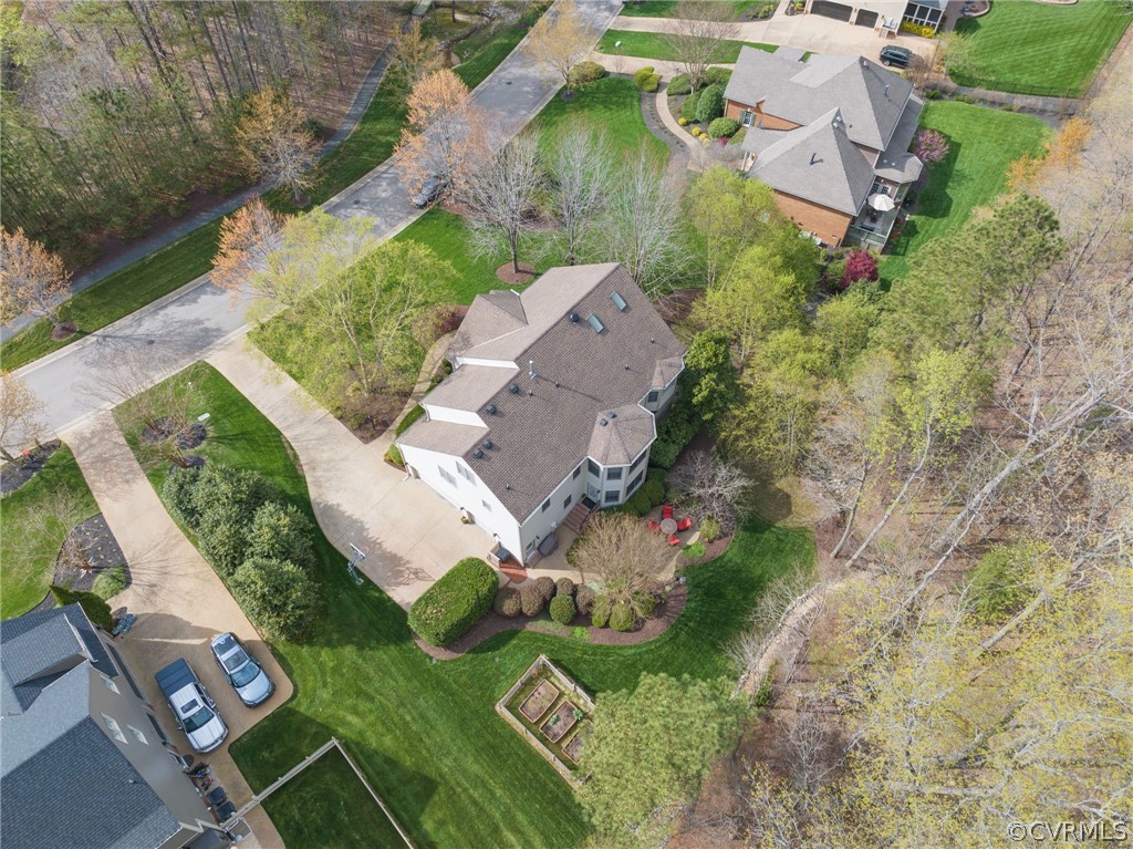 2713 Founders Bridge Road Midlothian, VA 23113 - Photo 47 of 49 an aerial view of residential house with outdoor space