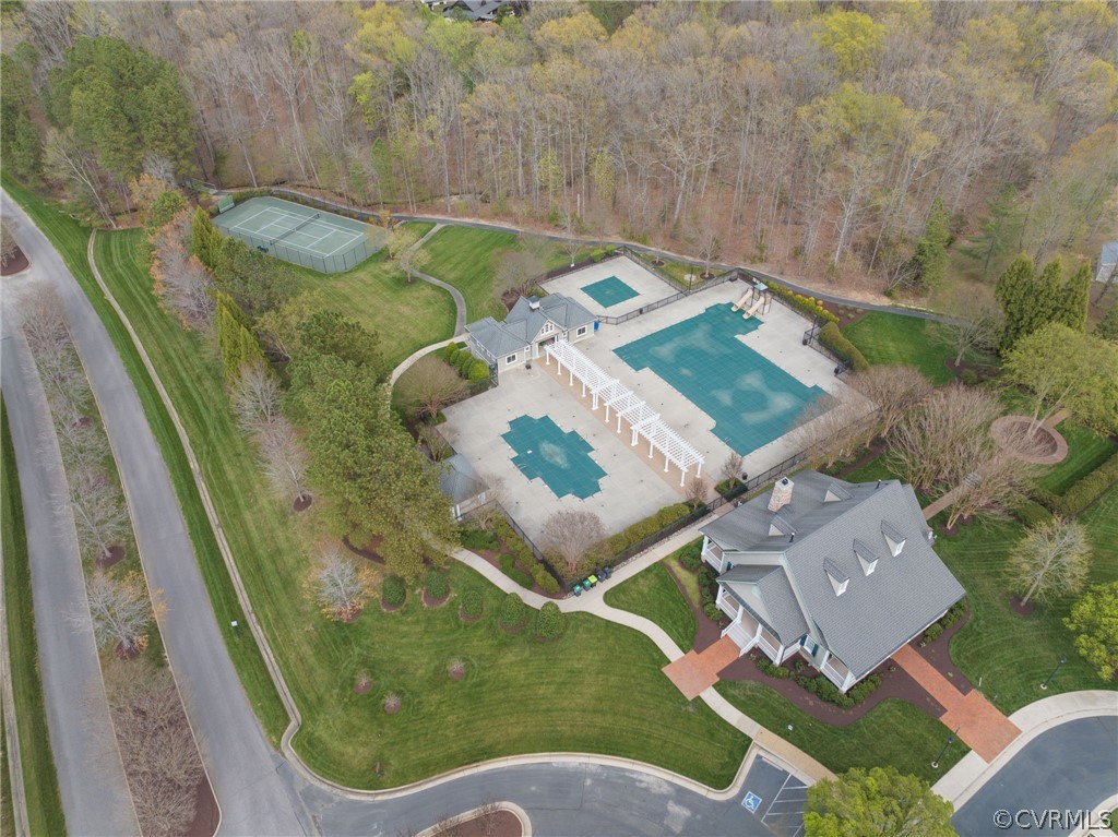 2713 Founders Bridge Road Midlothian, VA 23113 - Photo 48 of 49 an aerial view of a house