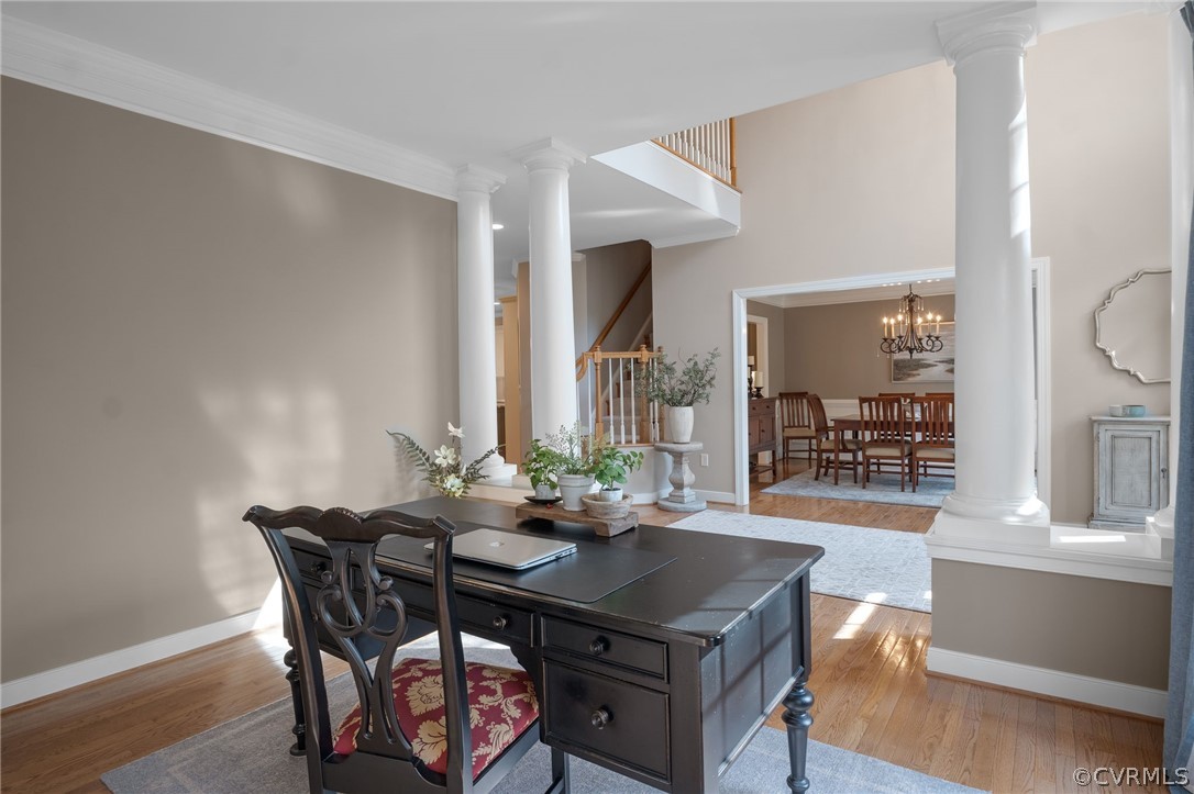 2713 Founders Bridge Road Midlothian, VA 23113 - Photo 8 of 49 a view of a dining room with furniture and window
