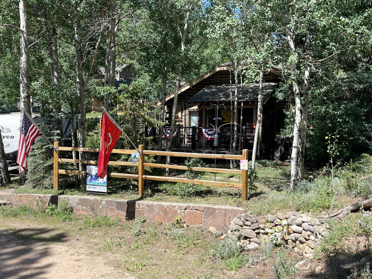 124 Ski Road Allenspark, CO 80510 - Photo 4 of 29 a view of outdoor space yard and deck