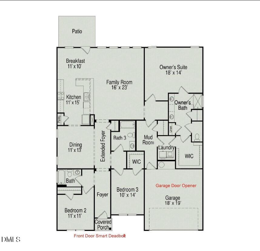 243 Spirit Spgs Road Smithfield, NC 27577 - Photo 20 of 20 Fllorplan