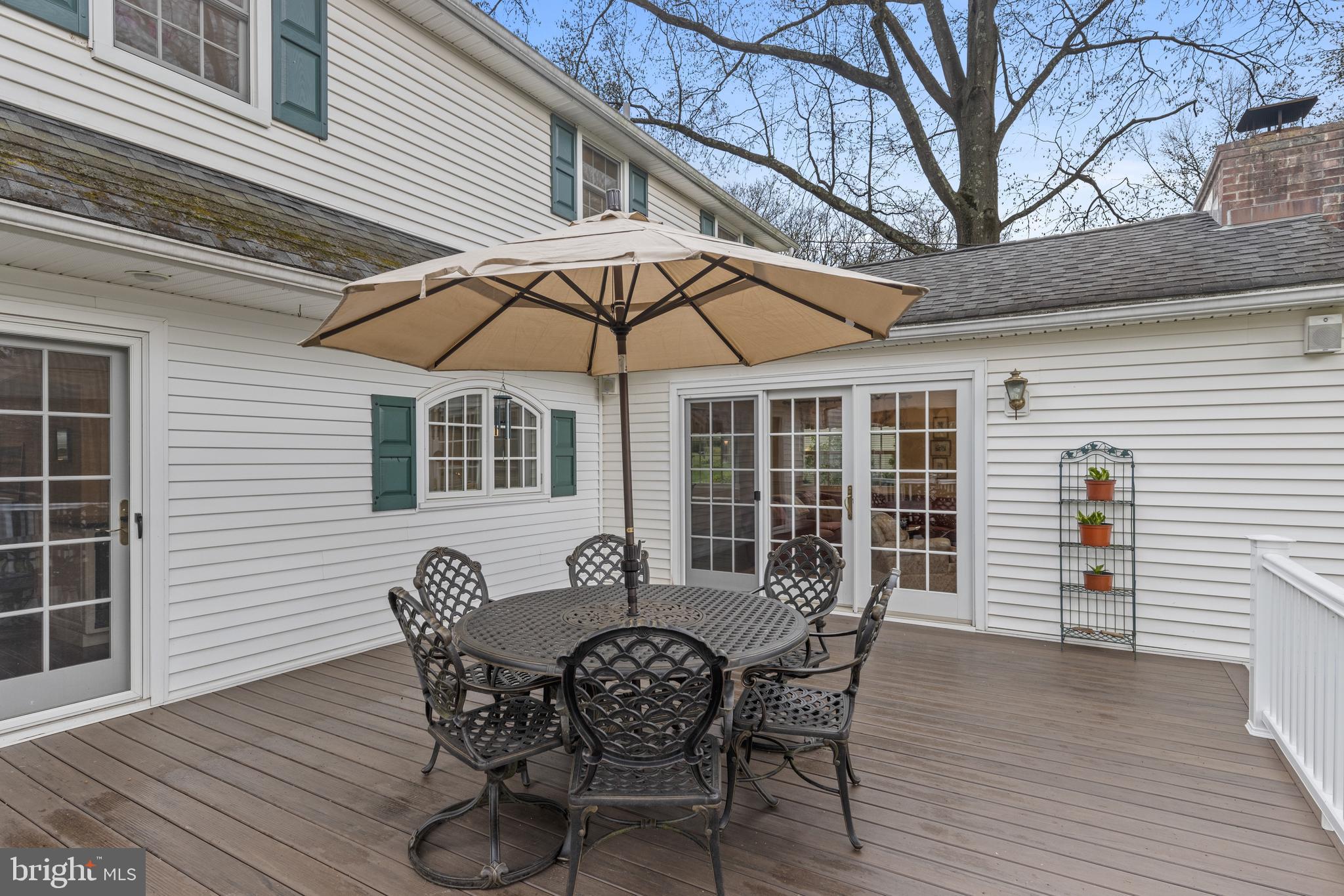 392 Yorkshire Road Bryn Mawr, PA 19010 - Photo 32 of 35 Doors to Kitchen & Family Room provide great flow
