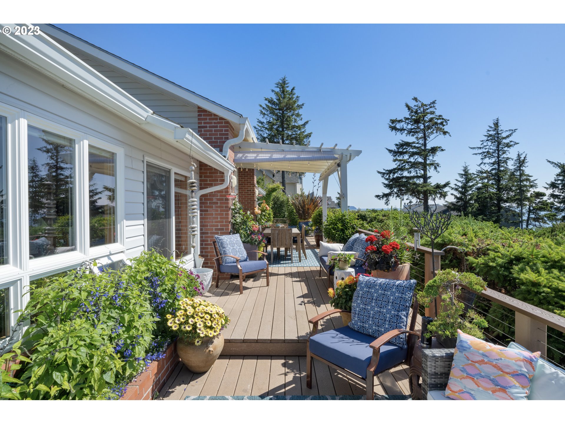 905 Pinewood West Tillamook, OR 97141 - Photo 27 of 44 a view of an outdoor sitting area