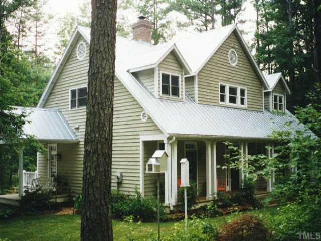 6723 Stagville Road Bahama, NC 27503 - Photo 1 of 10 Exceptional quality is evident as you cross the threshold of this beautiful transitional cottage with its bright open design Exterior Front