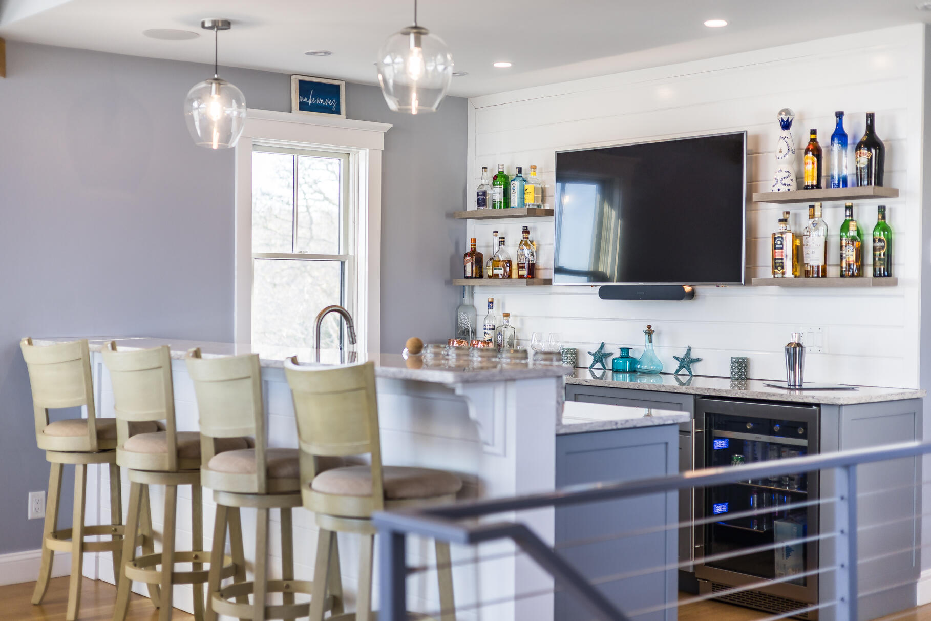 87 Oyster Pond Road Falmouth, MA 02540 - Photo 16 of 105 a kitchen with stainless steel appliances a stove refrigerator sink and cabinets