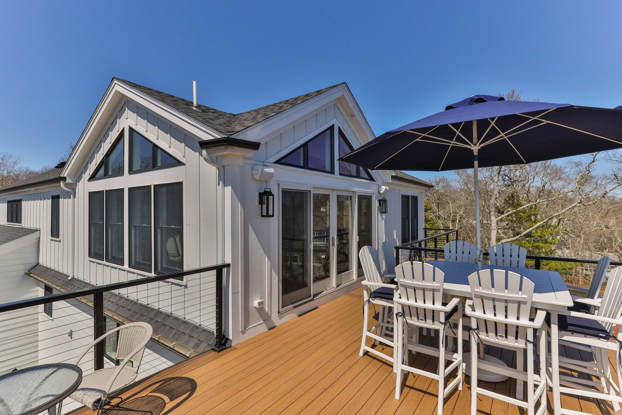 87 Oyster Pond Road Falmouth, MA 02540 - Photo 62 of 105 upper deck off bar area