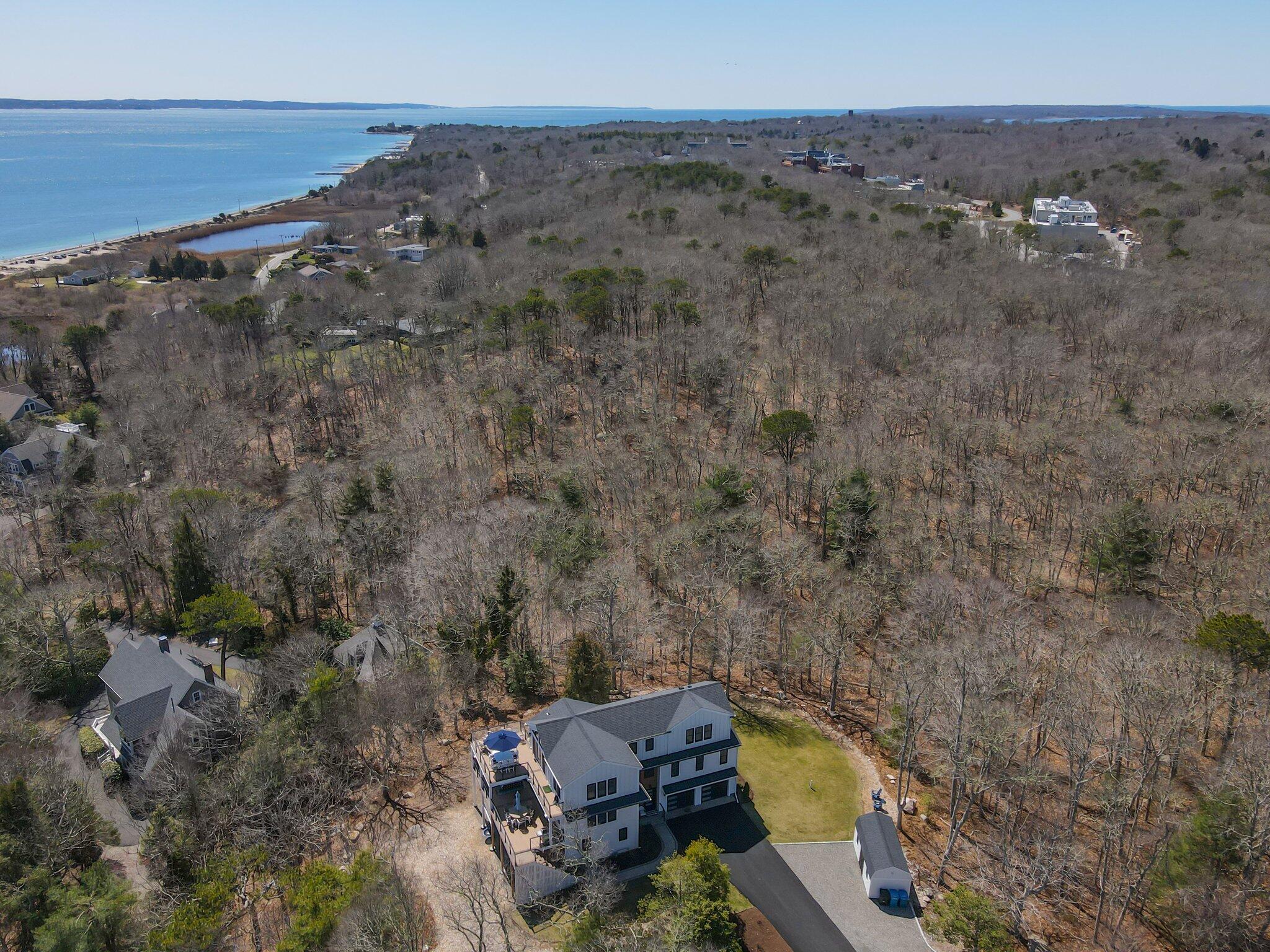 87 Oyster Pond Road Falmouth, MA 02540 - Photo 64 of 105 an aerial view of house with beach