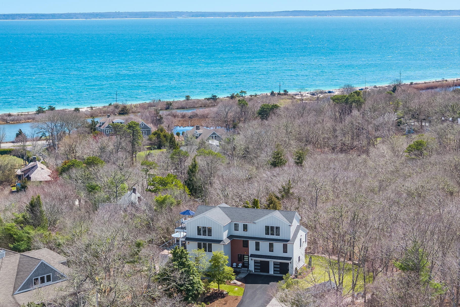 87 Oyster Pond Road Falmouth, MA 02540 - Photo 75 of 105 a view of a city with an ocean