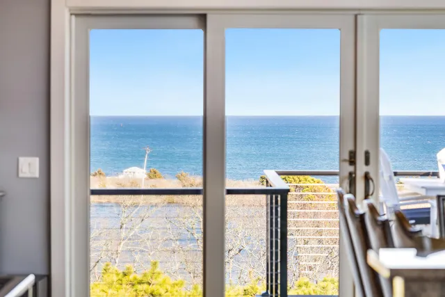 a view of an ocean beach