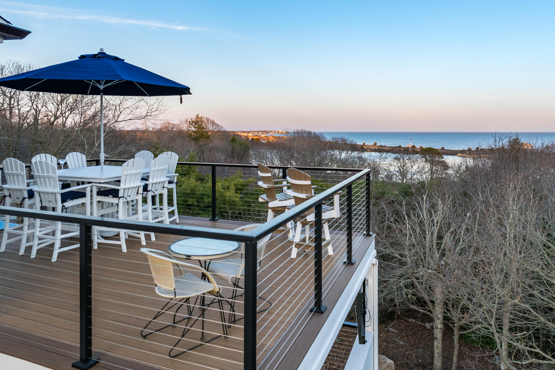 87 Oyster Pond Road Falmouth, MA 02540 - Photo 88 of 105 a view of a terrace with sitting area