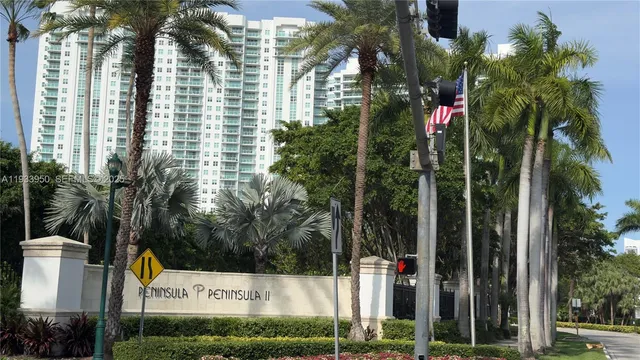 a view of road and trees