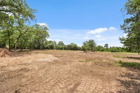 a view of lake and yard