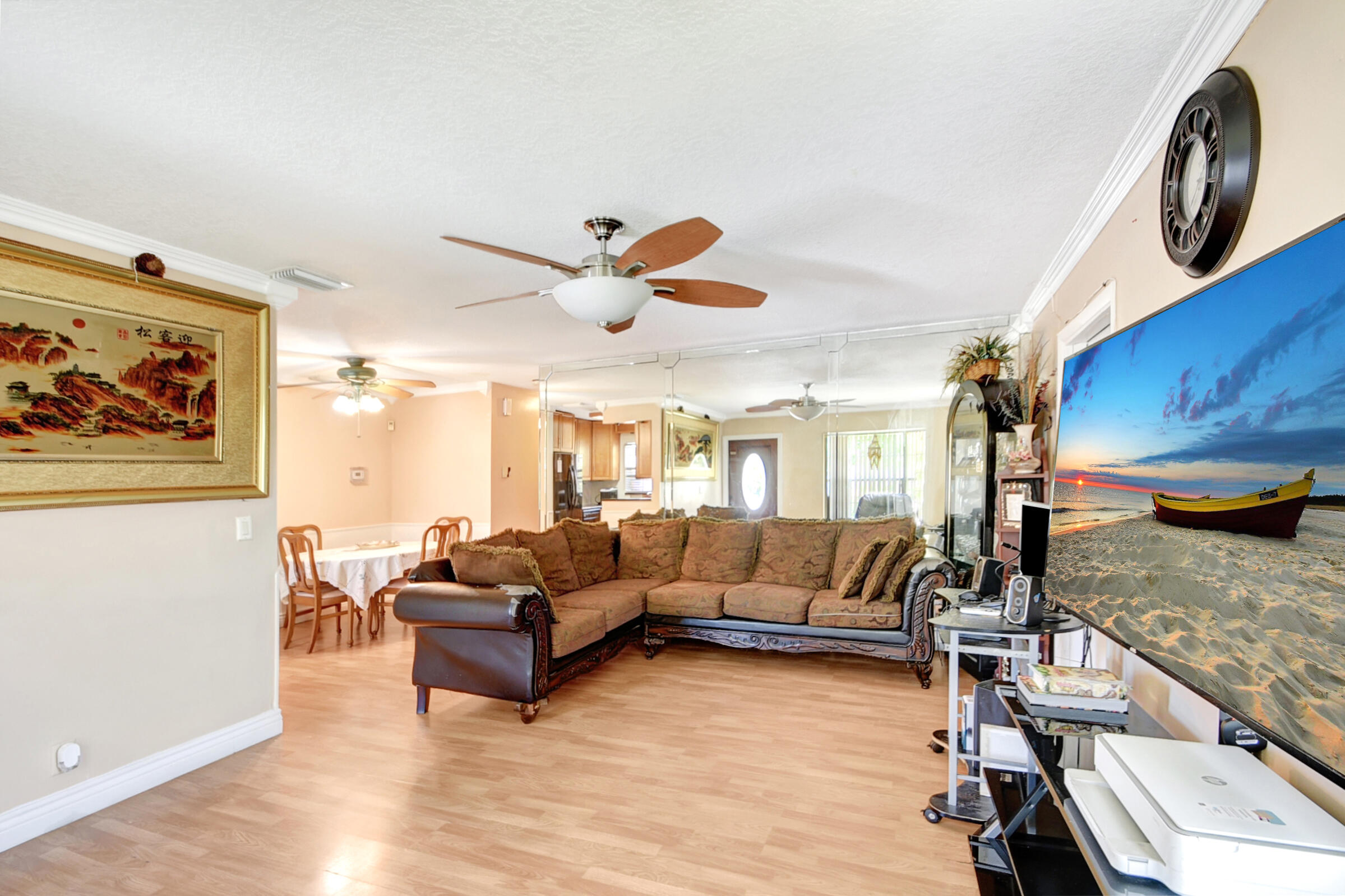 10128 Boynton Pl Circle Boynton Beach, FL 33437 - Photo 4 of 25 a living room with furniture and a large window