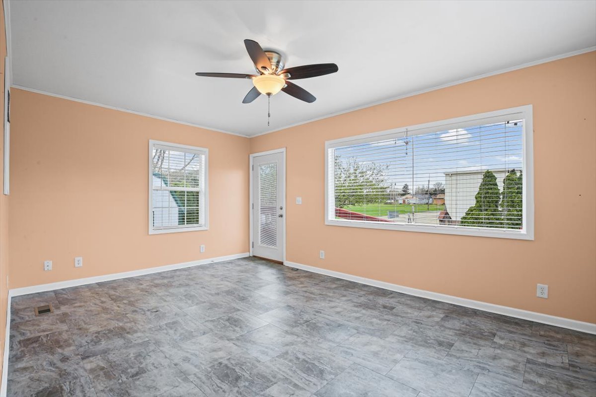 1513 Gates Drive Rantoul, IL 61866 - Photo 15 of 37 a view of an empty room with a window