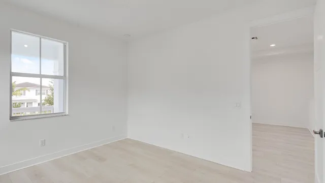 a view of empty room